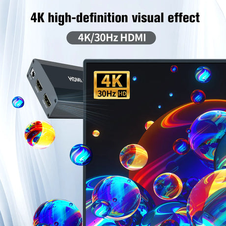 HOWENS HDMI Extender hdmi to RJ45 network port converter net transfer 150 meters HD transmission signal amplifier video converter